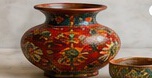 Hand Painted Flower Vase